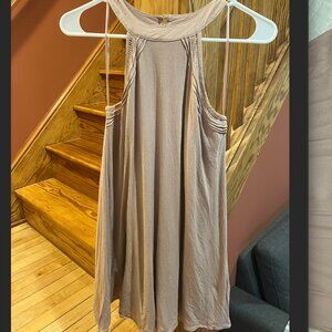 Lost & Wander - pale pink - halter dress - small